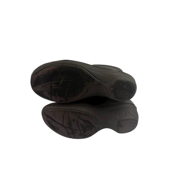 *Merrell Emma Boots Womens 6 Brown Brunette Leather Comfort Mid Calf Zip Winter - Picture 9 of 13